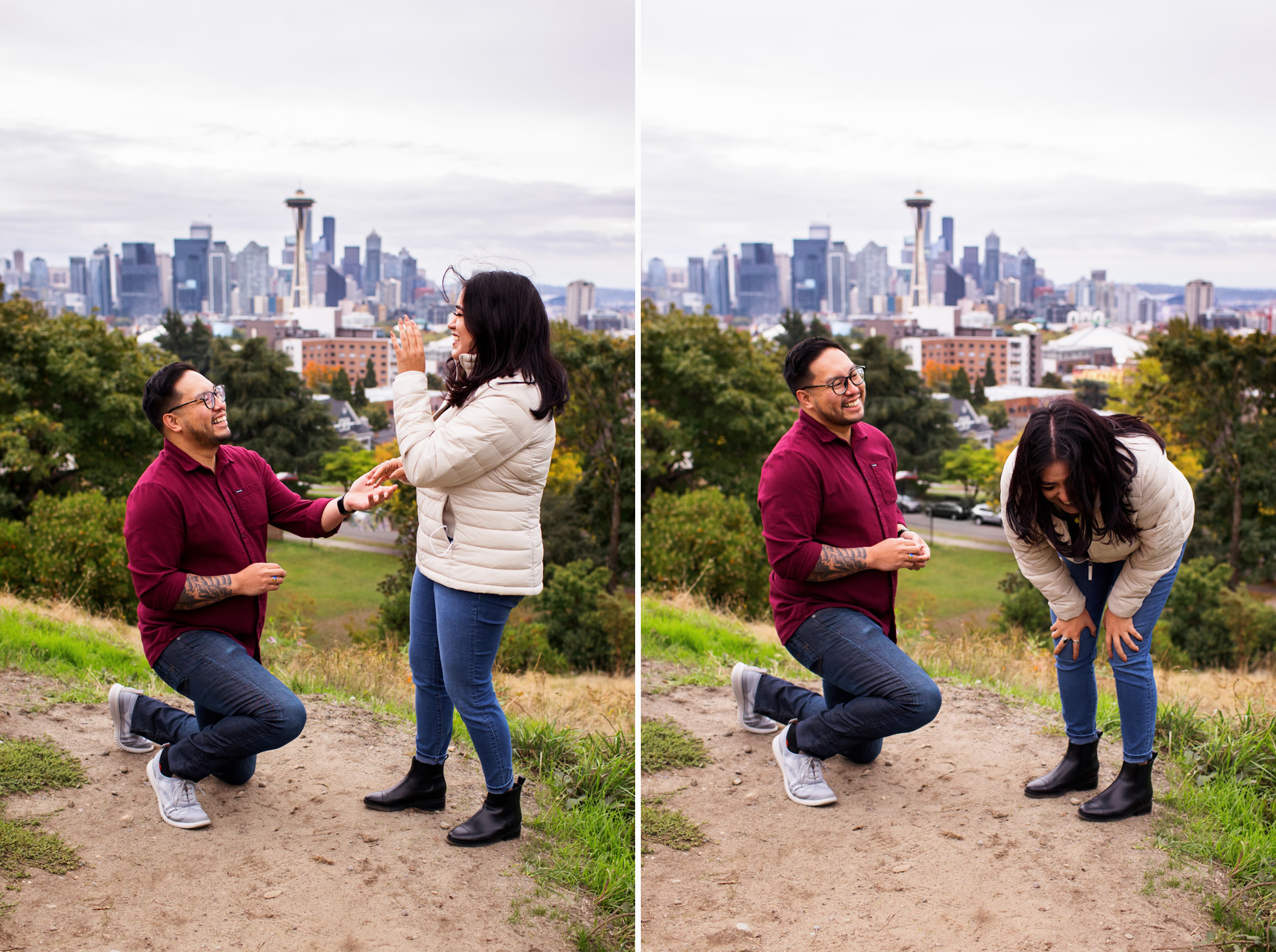 Seattle Surprise Proposal Photos